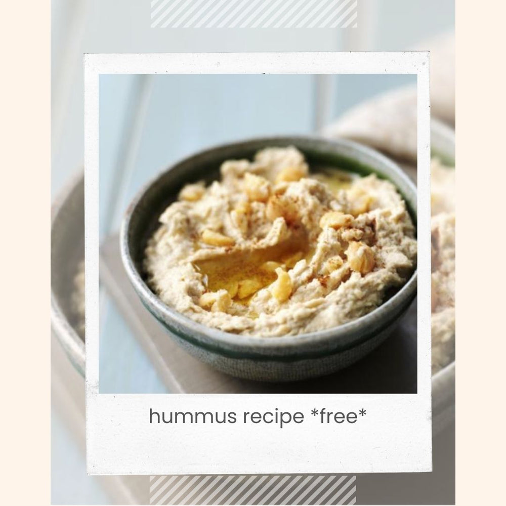 FREE HUMMUS RECIPE IS HERE